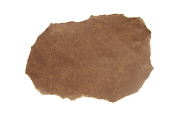 Piece of brown paper