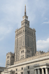 Fototapeta na wymiar Palace of culture Warsaw