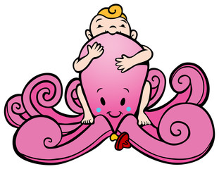Octopus Baby Girl