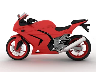 Store enrouleur Moto Moto concept Rec sur fond blanc