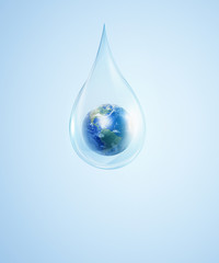 Fototapeta premium large drop of water