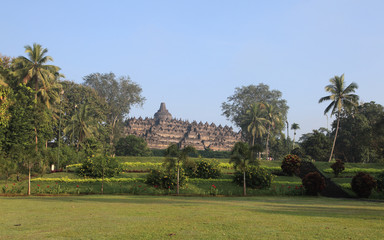 Fototapeta na wymiar Borobudur temple