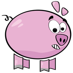 Cartoon pig