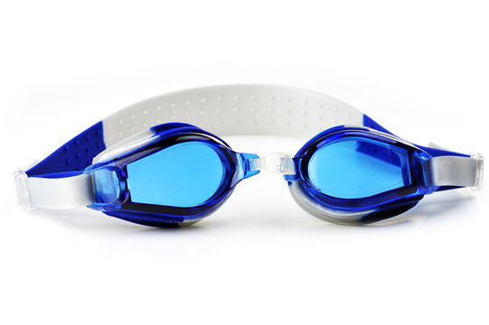 Blue Swim Goggles