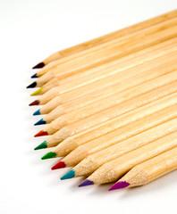 coloured pencils