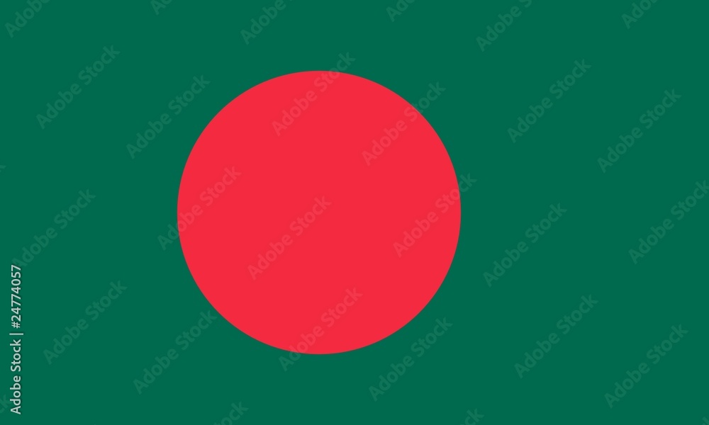 Poster Drapeau du Bangladesh