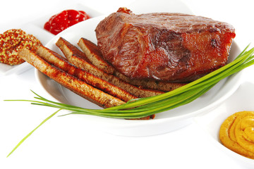 meat and spices