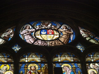 Iglesia gotica de San Eustache en Paris