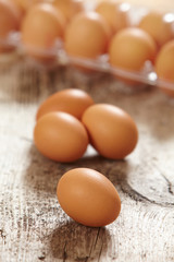 brown eggs