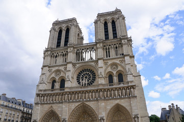 Fototapeta na wymiar Cathedral Notre Dame - Paris, France