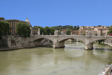 Fototapeta na wymiar Rzym, Vittorio Emanuele mostek