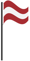 Flaggenmast Austria