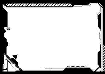 High-tech frame