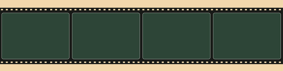 Grunge film frame with space for your text and images