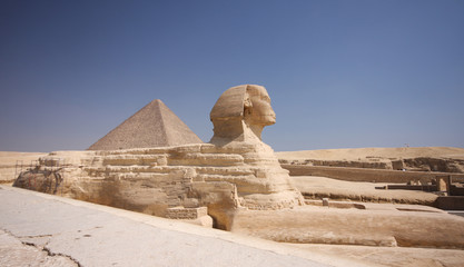 Pyramid and Sphinx
