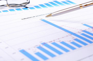 charts and graphs of sales
