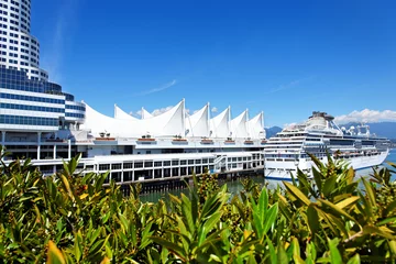 Rolgordijnen Canada Place in Vancouver, Kanada © fotobeam