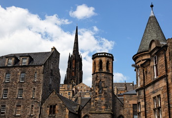 Fototapeta premium Grassmarket area. Edinburgh. Scotland. UK.