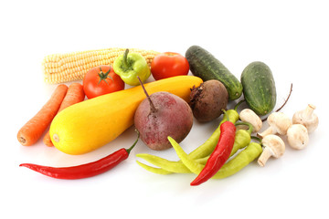 many vegetables