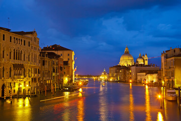 Fototapeta na wymiar Grand Canal wieczorem, Venice