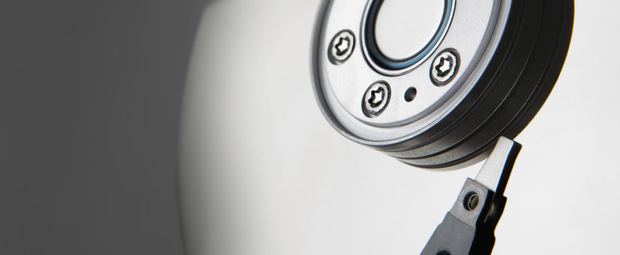 inside a hard drive