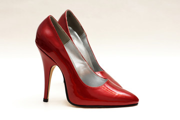 rote pumps high heels