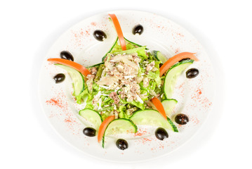 Salad of tuna fish