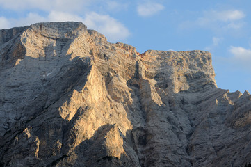 La Croda del Becco al tramonto