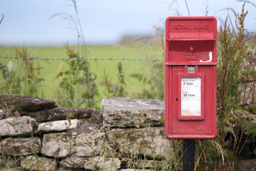 red mail box