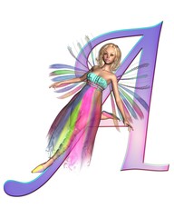 Fairy Alphabet - letter A