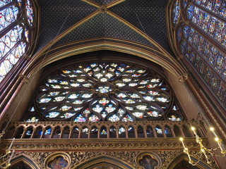 Obraz premium Sainte Chapelle en Paris (Francia)