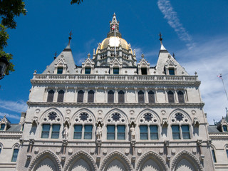 Fototapeta na wymiar Budynek Connecticut State Capitol