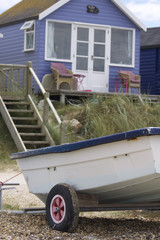 Beach Hut and Boat