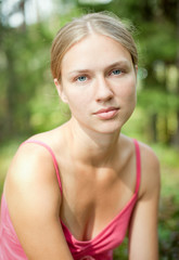 Portrait of a young woman