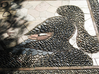 Mosaïque du site du Château,Nice
