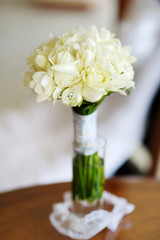 Beautiful bunch of wedding flowers