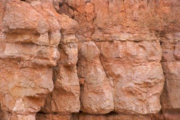 Row of 'faces', Bryce Canyon National Park