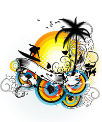 summer vector illustration