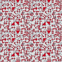 Seamless arrow pattern