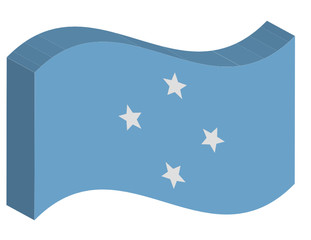 Flagge Federated States of Micronesia, Stein