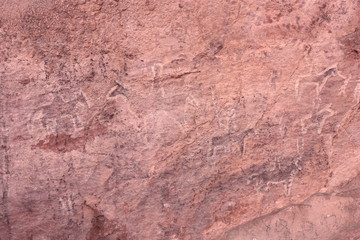 Arte Rupestre post hispánica en Inca Cueva