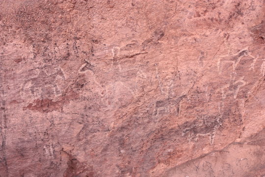 Arte Rupestre post hispánica en Inca Cueva