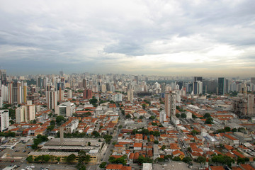 Fototapeta premium Aerial view of Sao Paulo city. Brazil