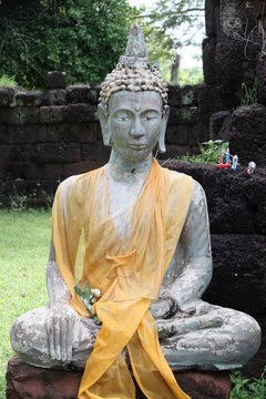 buddha image, Ku Ban Khwao, Mahasarakam