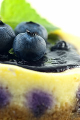 Blueberry lemon cheesecake