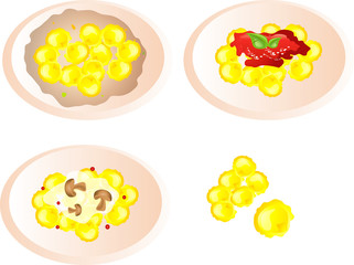 Cappelletti, traditional pasta of Italian cuisine
