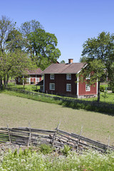 Fototapeta premium Red cottage