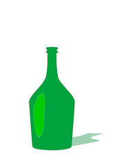 Vector illustration a  bottle