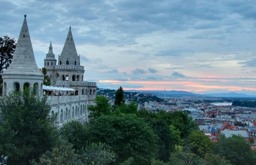 Fototapeta premium le bastion des pecheurs à budapest
