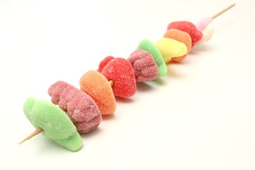 Brochette de bonbons